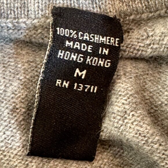 Valerie Stevens Gray Cashmere Sweatpants - Picture 4 of 6